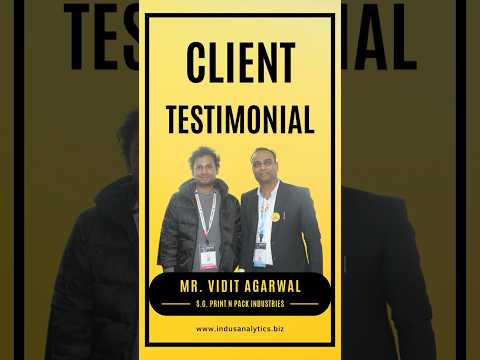 Vidit Agarwal testimonial